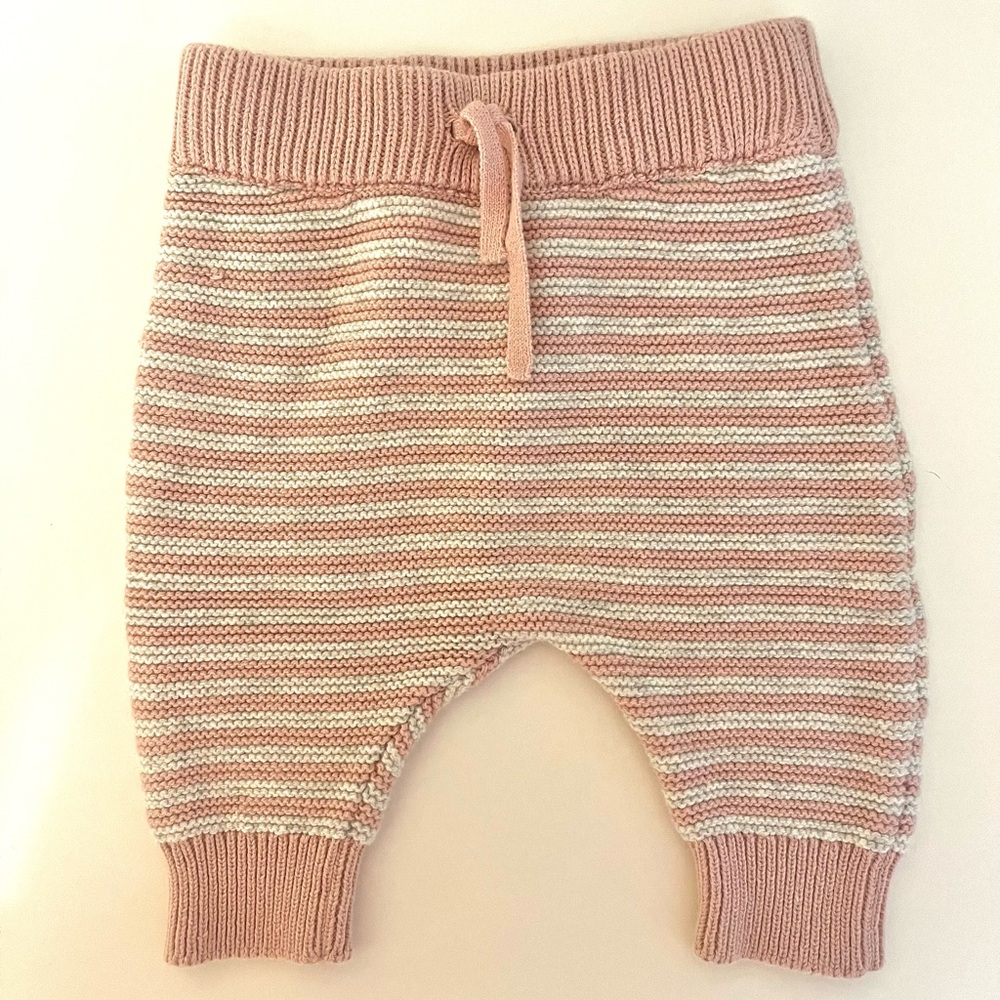 Carter’s 3month Knit Pink and Gray Pants